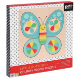 Petit Collage Dřevěné puzzle Motýl