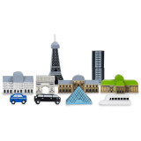 Wonderworld Svítící kostky Paris