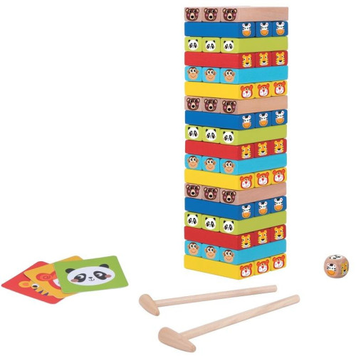 2Kids Toys Jenga se zvířátky