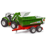 Bruder Traktor ROADMAX s čelním nakladačem a vozem