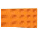 L-W Toys Podložka na stavění - JUNIOR 16x32 bodů oranžová