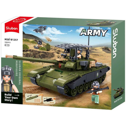 Sluban Army M38-B1257 Tank IFR T90AS