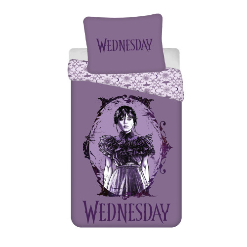 Jerry Fabrics povlečení Wednesday "Purple" 140x200 70x90