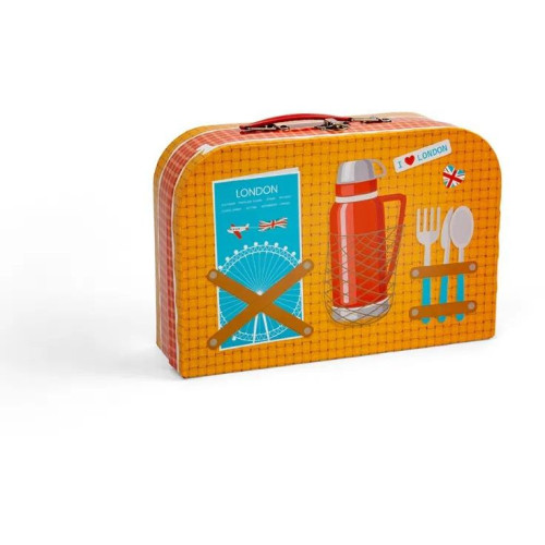 Bigjigs Toys Čajová sada v kufříku Londýn