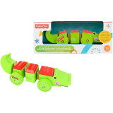 Fisher Price Můj první kloubový krokodýl dřevěný