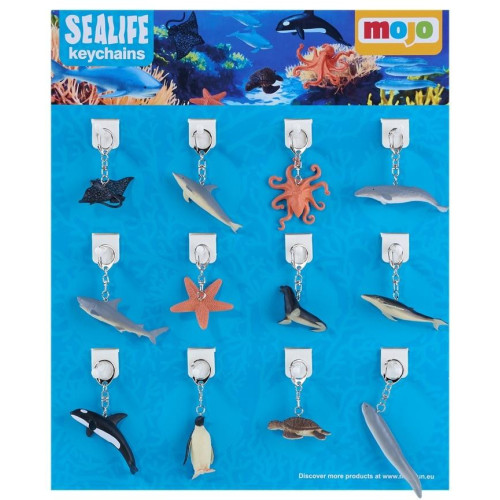 Mojo Displej 36 ks přívěsků na klíče - Mořský svět