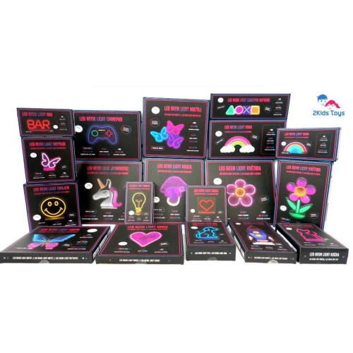 2Kids Toys LED NEON LIGHT lampička Květina