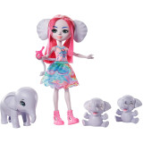 Mattel Enchantimals rodinka - Esmeralda Elephant se sloní rodinkou