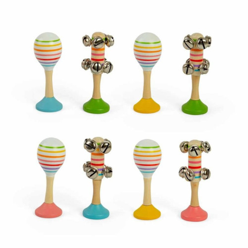 Bigjigs Toys Sada Rumba koule a rolničky