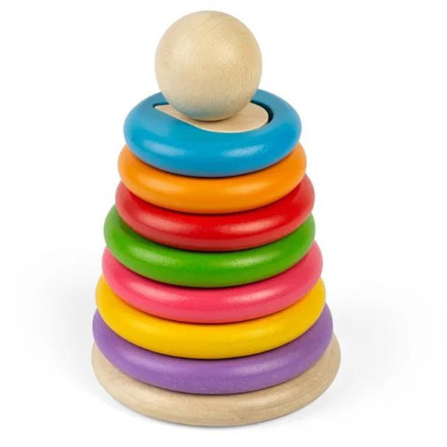 Bigjigs Toys Nasazování tvarů na tyč