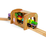 Bigjigs Rail Dřevěný tunel Příšerky