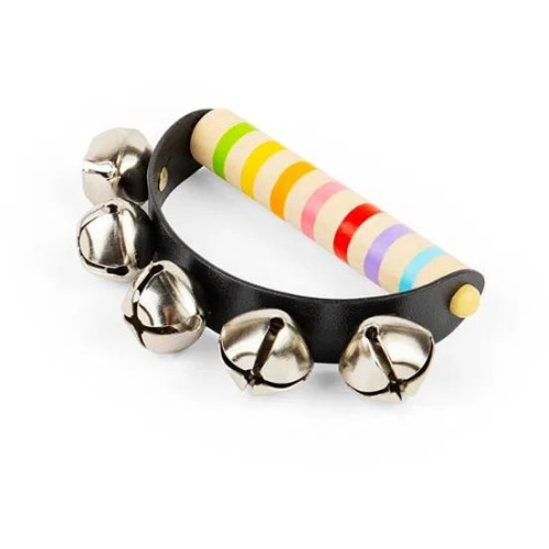 Bigjigs Toys Rolničky s dřevěnou rukojetí