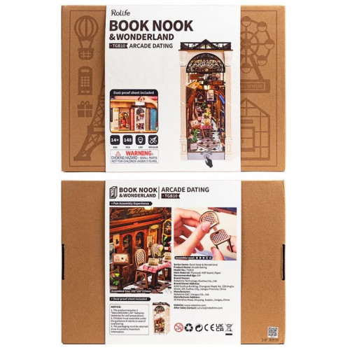 RoboTime 3D skládačka Zarážka na knihy Setkání v pasáži s knihami