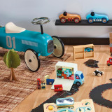 Vilac Vintage kovové odrážedlo světle modré