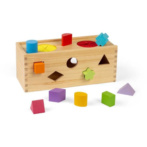 Bigjigs Toys Vkládání a třídění Tajemná krabička