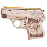 RoboTime 3D dřevěná skládačka Mini pistole Justice Guard