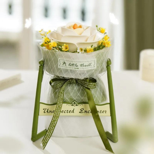 RoboTime 3D skládačka Bílá kamélie