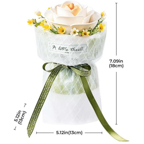 RoboTime 3D skládačka Bílá kamélie