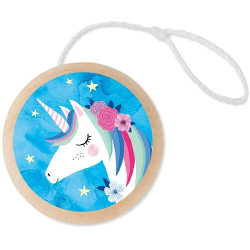 Mudpuppy Dřevěné jojo Jednorožec