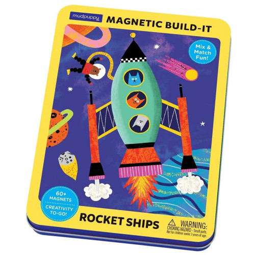 Mudpuppy Magnetická sada Postav si raketu