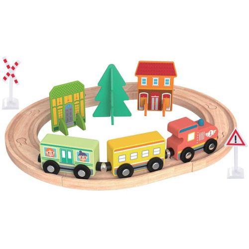 2Kids Toys Moje první vláčkodráha Město