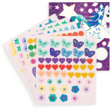 Mudpuppy Sada samolepek se scénou Kouzelní jednorožci