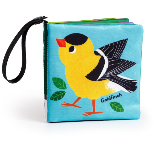 Mudpuppy Látková kniha k zavěšení na kočárek Ptáček