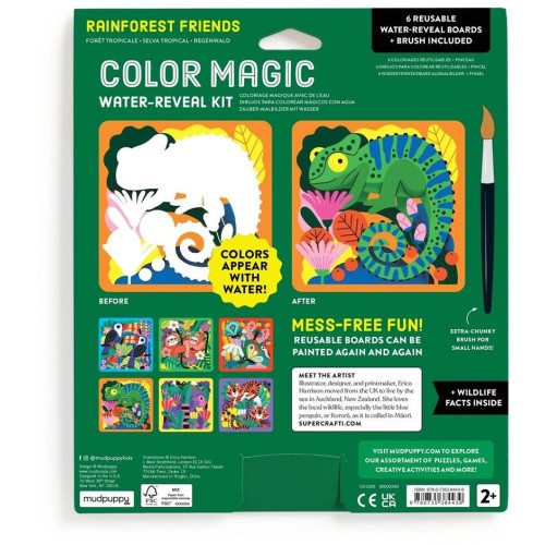 Mudpuppy Malování vodou Kamarádi z deštného pralesa