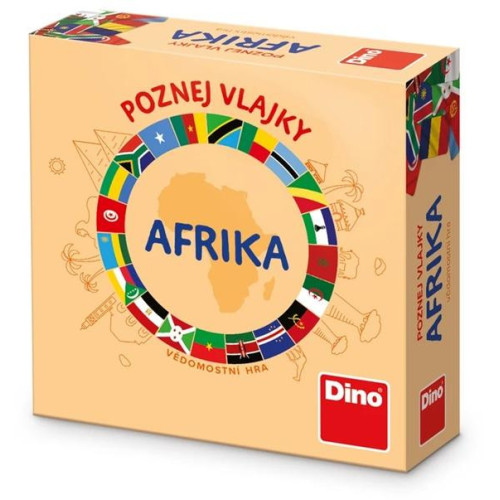 Dino Cestovní hra Poznej vlajky - Afrika