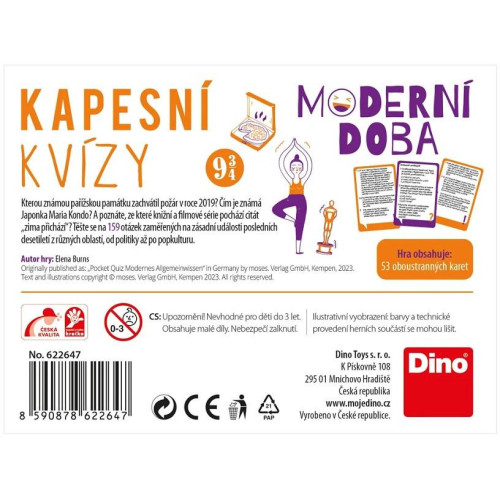 Dino Kapesní kvízy Moderní doba