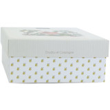 Doudou Dárková sada Plyšová liška Romarin s úchytem na dudlík 19 cm