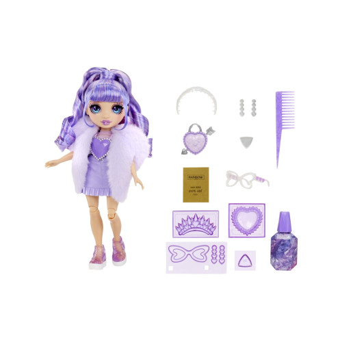 MGA Rainbow High Creative Crystals Violet Willow