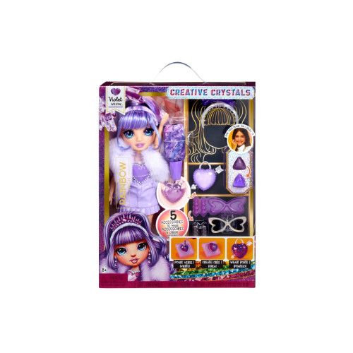 MGA Rainbow High Creative Crystals Violet Willow