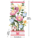 RoboTime 3D skládačka Květinový box