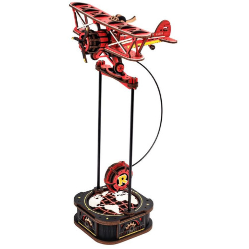 RoboTime 3D mechanická skládačka Dvojplošník s kyvadlem