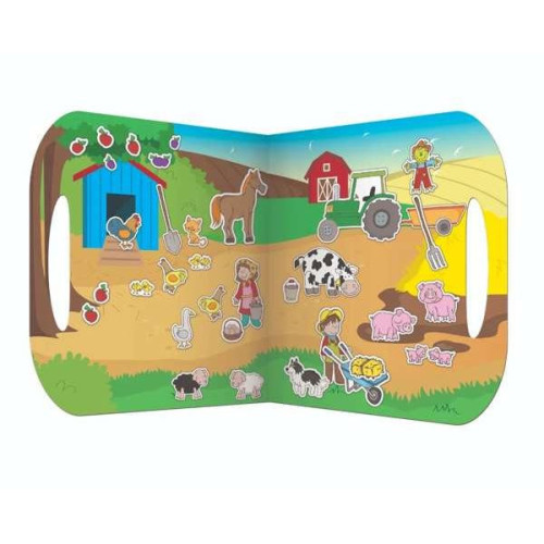 Fiesta Crafts Znovupoužitelné samolepky se scénou Farma