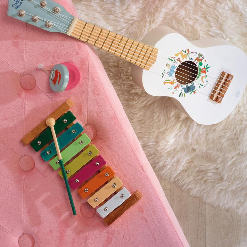 Vilac Dřevěná hudební sada Zvířata světa Sarah Betz