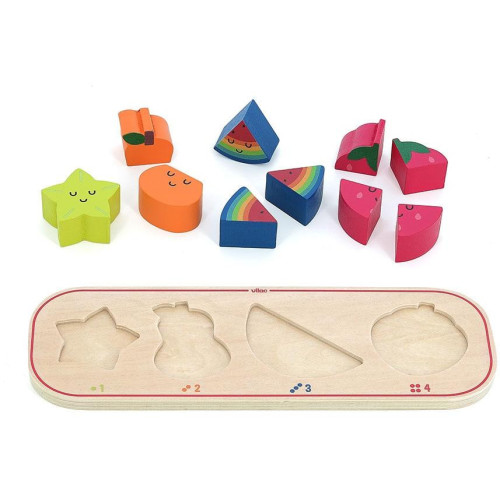 Vilac Vkládací puzzle Učím se počítat ovoce Sarah Betz