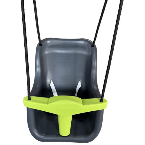 2Kids Toys Plastová baby houpačka tmavě šedá