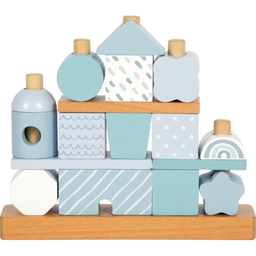 small foot Nasazování na tyč Domeček modrý