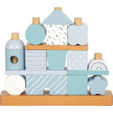 small foot Nasazování na tyč Domeček modrý