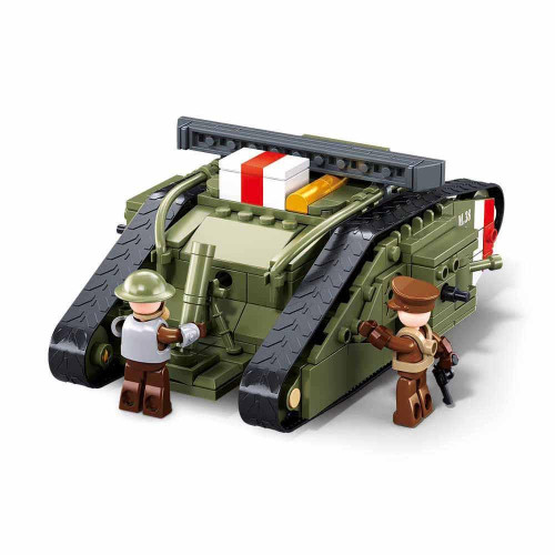 Sluban Army M38-B1296 Tank WWII Mark Vs