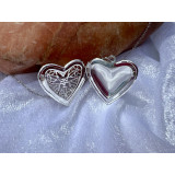 Nerezový řetízek s otevíracím medailonkem, barva světle stříbrná