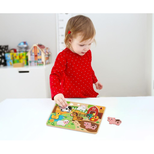 2Kids Toys Vkládací puzzle Farma