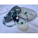 Alada beauty Set 2 náramků Mom and Daughter zeleno-čirý