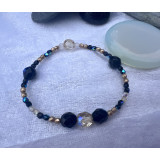 Alada beauty Set 2 náramků Mom and Daughter zeleno-čirý