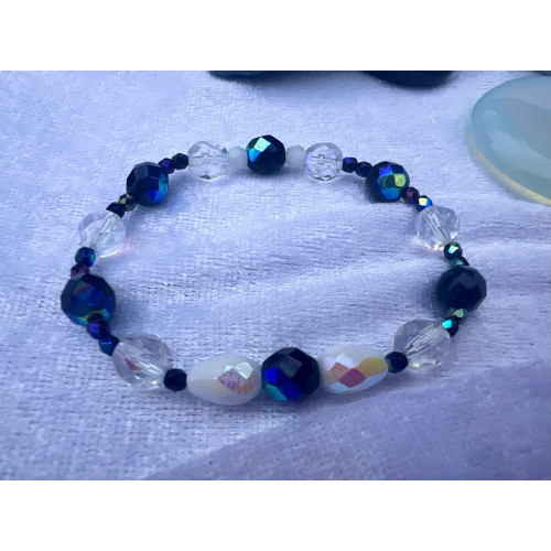 Alada beauty Set 2 náramků Mom and Daughter černo-zlatý