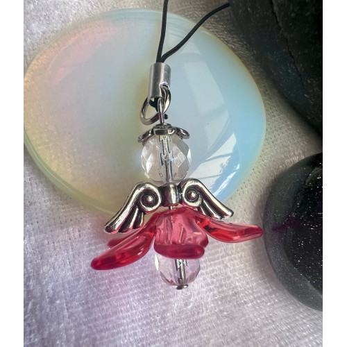 Alada beauty Přívěsek andílek s červenou sukýnkou