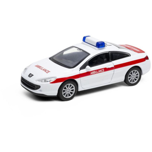 Welly Peugeot Coupe 407 AMBULANCE 1:34