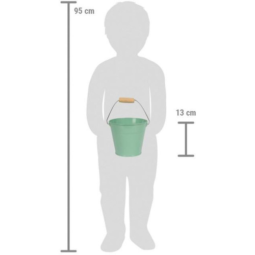 small foot Sada zahradního nářadí s kbelíkem Tiny Garden